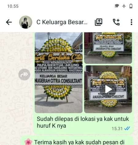 Pengiriman Papan Bunga Duka Stadion Madiun